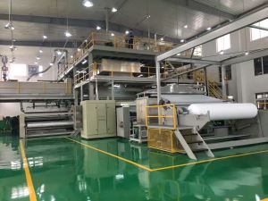 Màquina de fabricació de teixit no teixit